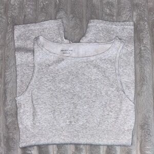 NWOT American Eagle Outfitters Light Gray Ronper Short🩶🤍